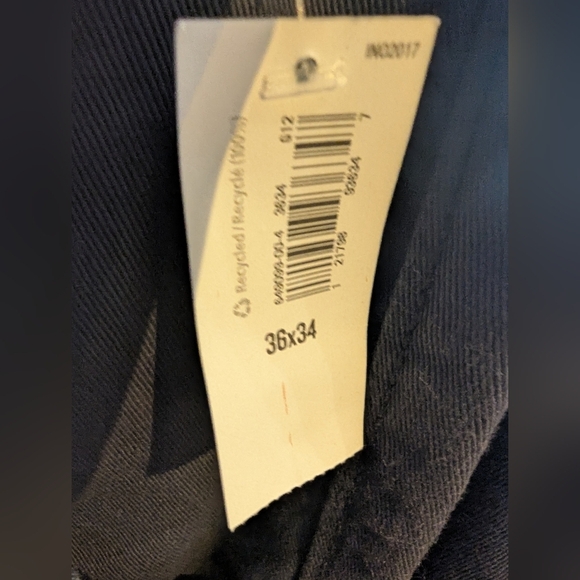 Cotton slim fit chino pants from Old Navy. Navy blue NWT 36/34 - Picture 8 of 11